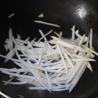 茭白肉丝的做法图解6
