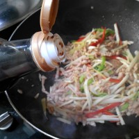 茭白肉丝的做法图解10