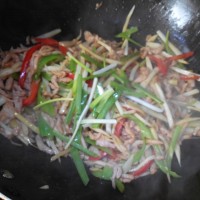 茭白肉丝的做法图解11