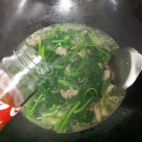 上汤菠菜箐选酱油试用的做法图解15