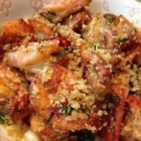 避风塘炒虾的做法图解5