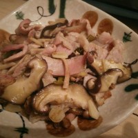 香菇炒熏肉的做法图解5