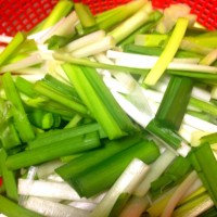 超简单下饭菜韭菜炒豆干的做法图解2