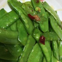 清炒荷兰豆的做法图解5