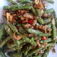 孕妈教你做干煸豆角的做法图解6