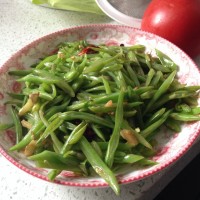 小炒四季豆的做法图解3
