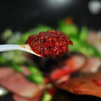 秋葵炒腊肉的做法图解5