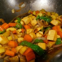 红烧肉味儿的炒红薯的做法图解5