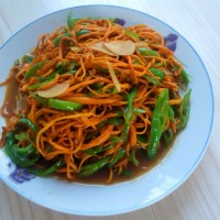 素炒虫草花的做法图解4