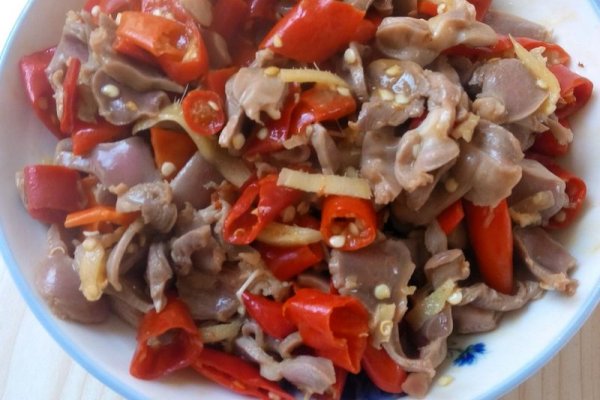泡椒炒鸡胗的做法