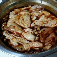 香烤黑椒鸡腿卷的做法图解3