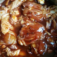 香烤黑椒鸡腿卷的做法图解4