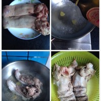 红烧五香猪舌的做法图解1