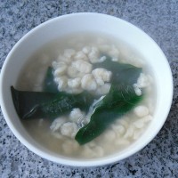 #菁选酱油试用之一----鸡蛋菠菜疙瘩汤#的做法图解9