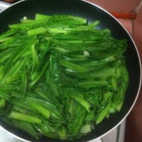 蒜蓉炒香麦菜的做法图解3