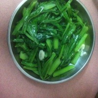 蒜蓉炒香麦菜的做法图解4