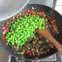 雪菜毛豆米的做法图解6