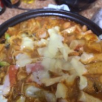 泡菜年糕芝士火锅的做法图解10