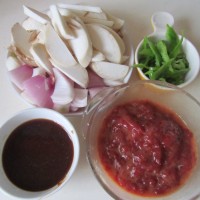 蚝油牛肉杏鲍菇的做法图解3