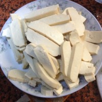 肉丝炒豆干的做法图解1