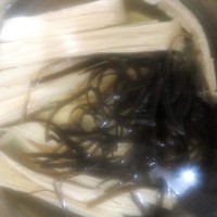腐竹拌海带的做法图解2