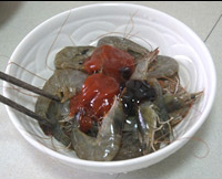 番茄虾的做法图解3