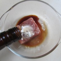 南瓜青椒肉丝的做法图解2