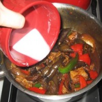 蒜香烧茄子的做法图解6