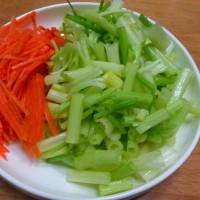 香芹炒牛肉的做法图解2