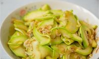 西葫芦炒虾仁的做法图解6