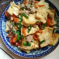 豆腐肉末的做法图解5