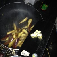 蒜容炒茄子的做法图解5