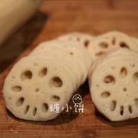 年菜常备炸藕盒 的做法图解1