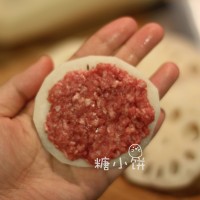 年菜常备炸藕盒 的做法图解3