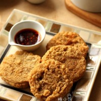 年菜常备炸藕盒 的做法图解10