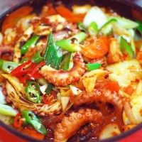 拌一大碗饭,辣炒章鱼的做法图解8