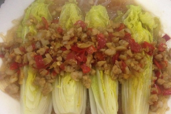 蒜蓉粉丝蒸娃娃菜的做法