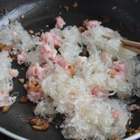 #菁选酱油试用之圆白菜炒粉丝#的做法图解8