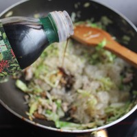 #菁选酱油试用之圆白菜炒粉丝#的做法图解10