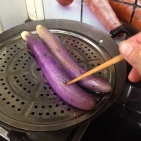 素食之——凉拌蒸茄子的做法图解4