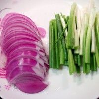葱油泼羊肉