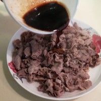 葱油泼羊肉