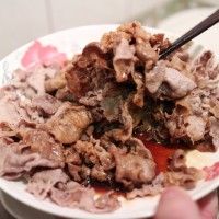 葱油泼羊肉