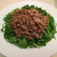 葱油泼羊肉