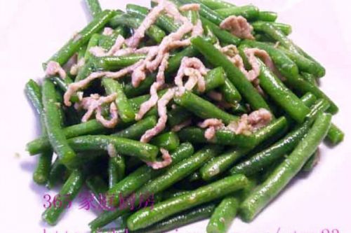 刀豆炒肉丝