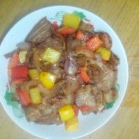 甜椒炒肉