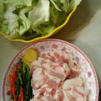 快手盐煎五花肉