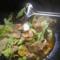 快手盐煎五花肉