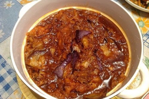 锅塌茄子