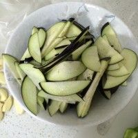 新手肉片烧茄子
